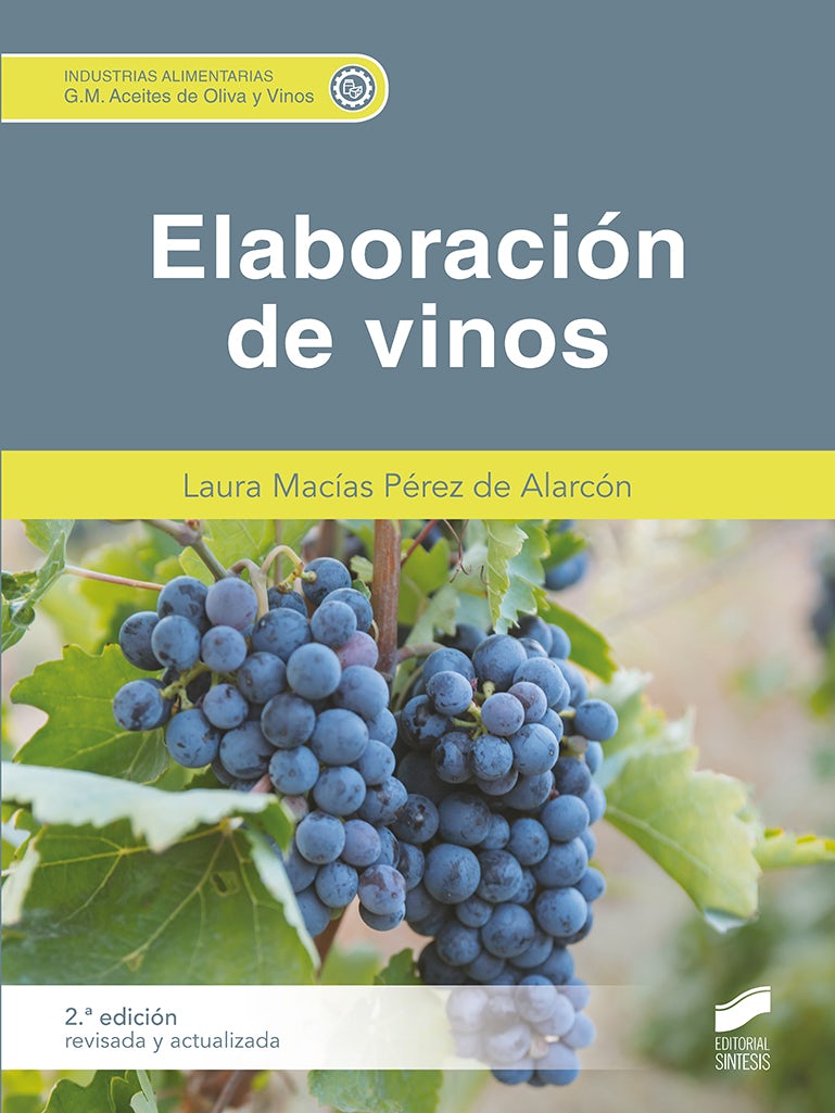 Portada del título elaboración de vinos (2.ª edición revisada y actualizada)