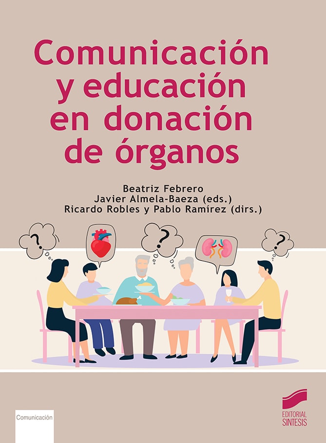 Portada del título comunicación y educación en donación de órganos