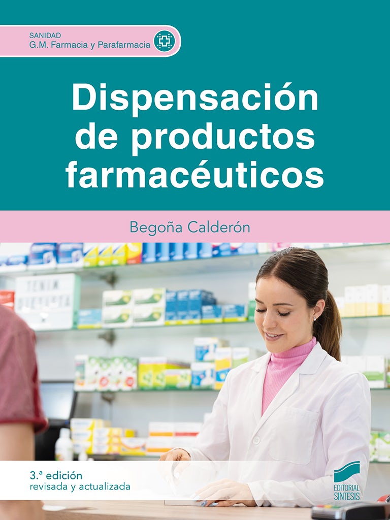Portada del título dispensación de productos farmacéuticos (3ª edición revisada y actualizada)